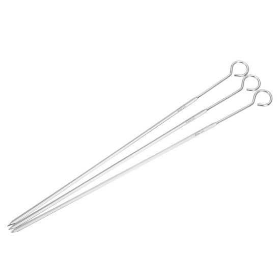 Set of 3 stainless steel skewers, 37 cm - Westmark