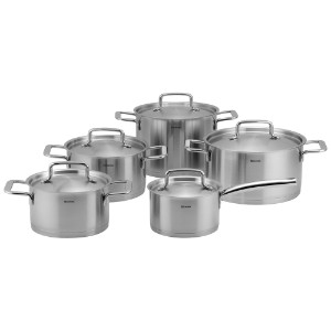 10-piece cookware set, stainless steel - Zokura
