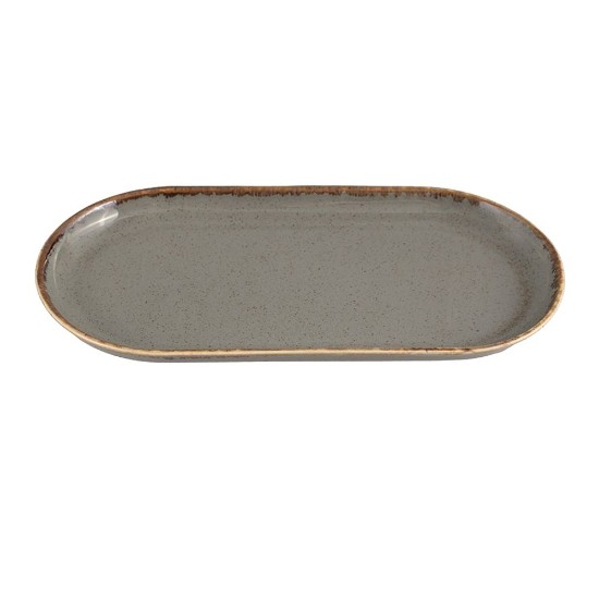 Oválný talíř Alumilite Seasons, 30 cm, Tmavě šedá - Porland  