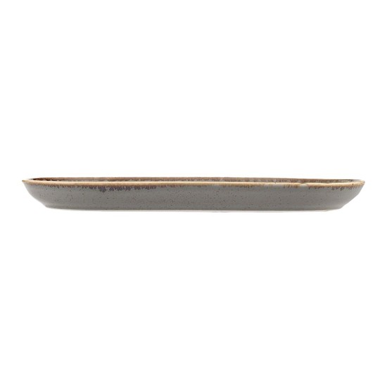 Oval Alumilite Seasons platter 30 cm, Dark grey - Porland  