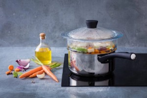 Qoff tat-tisjir bil-fwar, magħmul minn ħġieġ reżistenti għas-sħana, "Classic", 20 ċm / 2 L - Pyrex