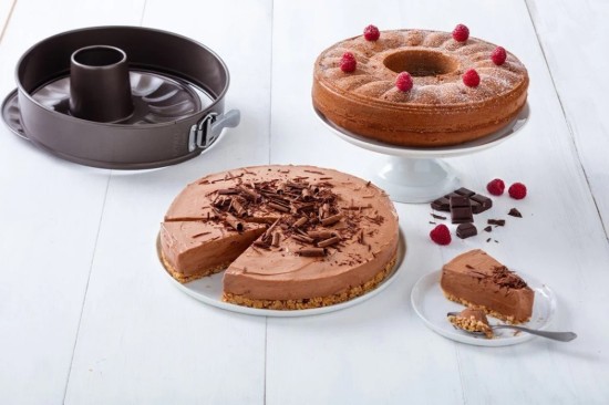 Round baking pan with removable base, 26cm, "ASIMETRIA", carbon steel - Pyrex