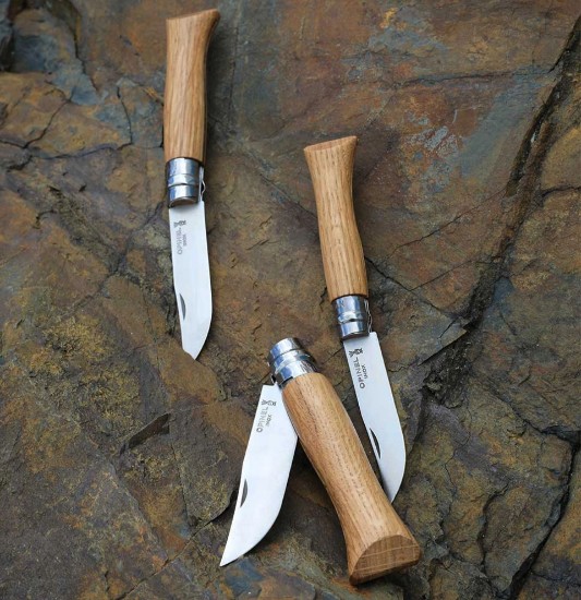 Kapesní nůž N°09, nerezová ocel, 9cm, "Tradition Luxe", Oak - Opinel