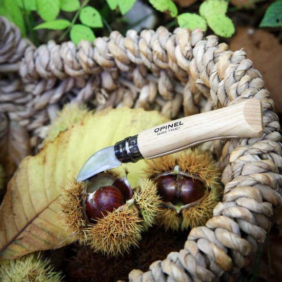 N°07 pocket knife, stainless steel, 4cm, "Nomad Cooking" - Opinel