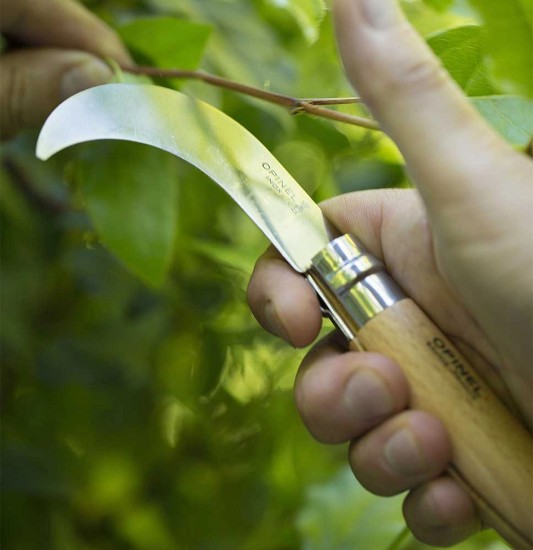 Gardening knife N°10, stainless steel, 10cm - Opinel