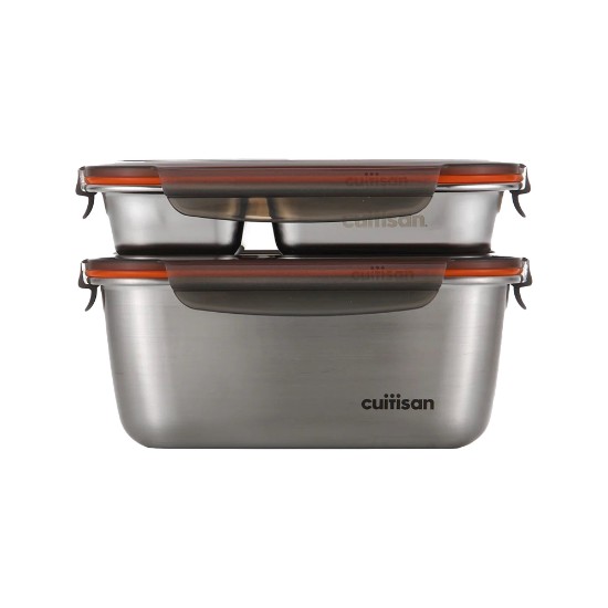 Set 2 caserole inox si geanta izolatoare, "To Go" - Cuitisan