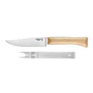 Peynir için çatal bıçak takımı, paslanmaz çelik - Opinel