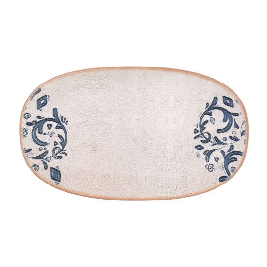 Gardēžu ovāls šķīvis, porcelāns, 29 x 17,6 cm, "Laudum" - Bonna