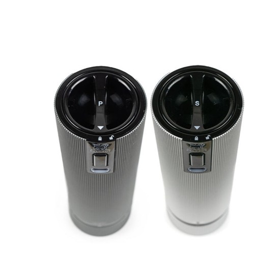 Set of 2 electric salt and pepper grinders, "Line" - Peugeot 