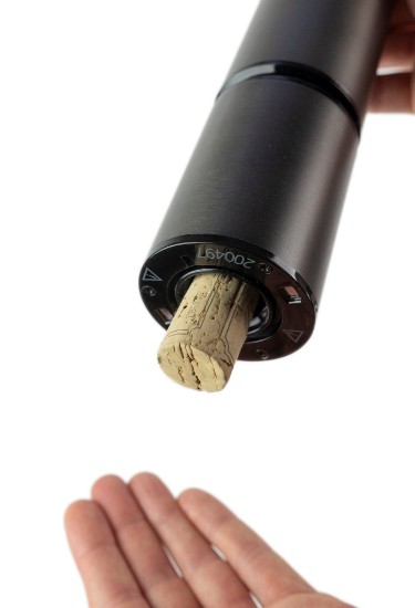 Electric corkscrew and cutter set, 27 cm, "Elis Touch", Carbone - Peugeot