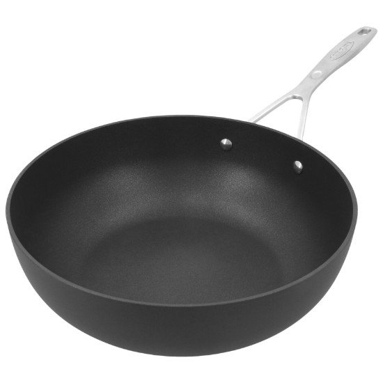 Tigaie wok 3-ply, aluminiu, 28cm, "Alu Industry Duraslide" - Demeyere
