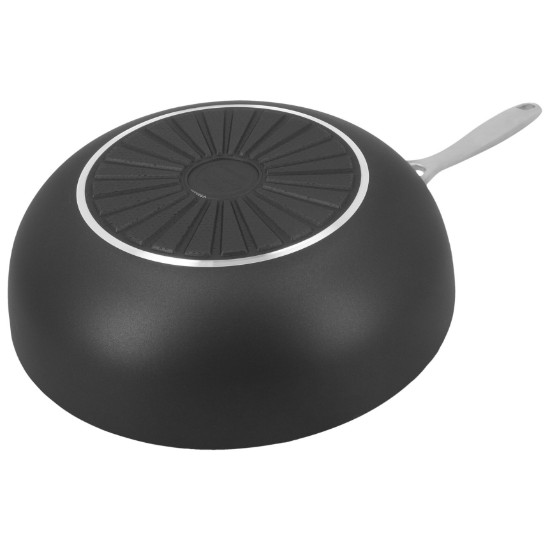 3vrstvá pánev wok, hliník, 28 cm, "Alu Industry Duraslide" - Demeyere