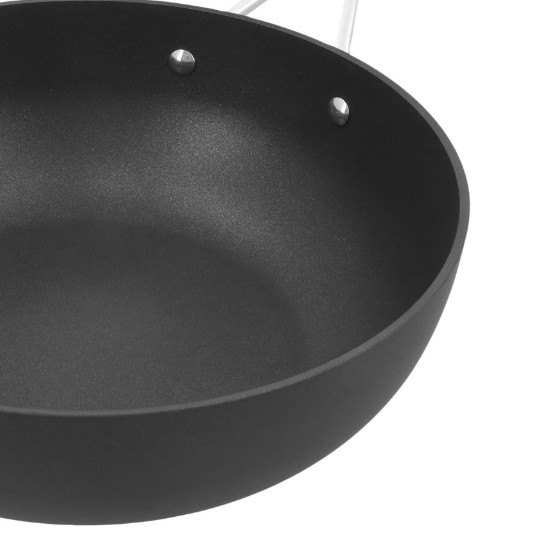 3-vrstvová panvica wok, hliník, 28 cm, "Alu Industry Duraslide" - Demeyere