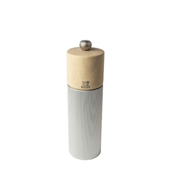 Pepper grinder, 18 cm, "Line" Aluminium - Peugeot