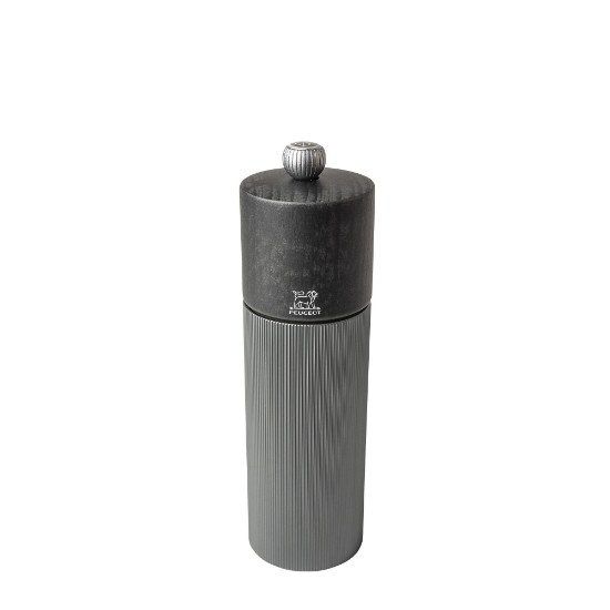 Salt grinder, 18 cm, "Line", Carbone - Peugeot