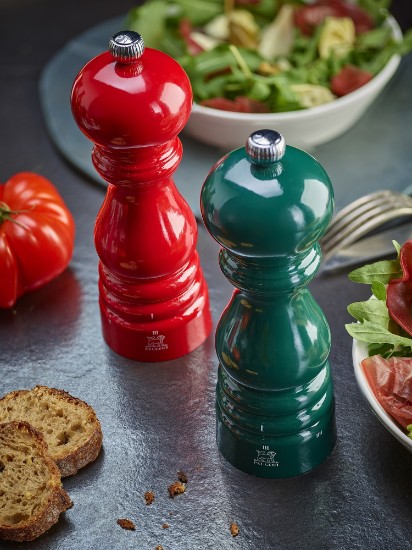 Pepper grinder, 18 cm, "Paris u'Select", Forest Green - Peugeot