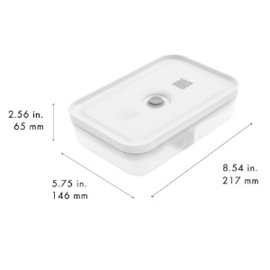 3-piece vacuum-sealing lunch box set, plastic, "FRESH & SAVE" - Zwilling