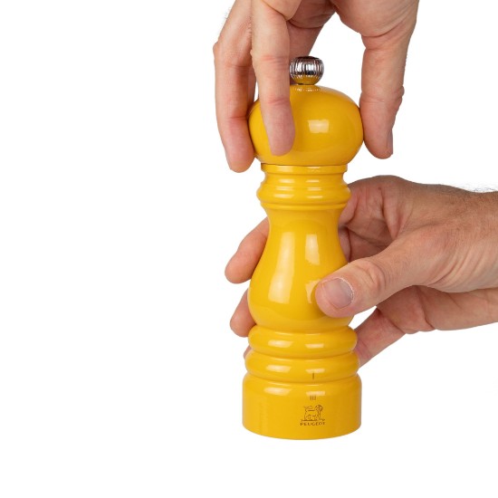 Pepper grinder, 18 cm, "Paris u'Select", Saffron Yellow - Peugeot