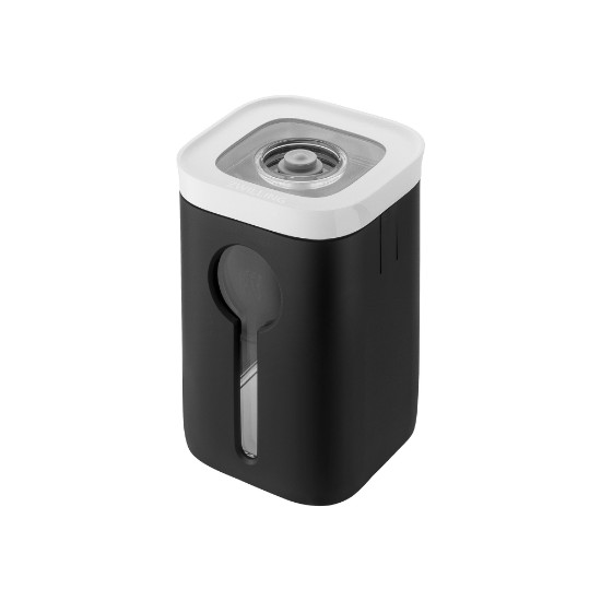 Plastični tulec za posode za shranjevanje živil, 10,4 × 10,4 × 13,4 cm, črn, "Cube" - Zwilling