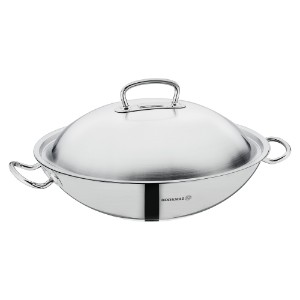 Panvica Wok, nehrdzavejúca oceľ, 36 cm / 6,8 l, "Proline" - Korkmaz