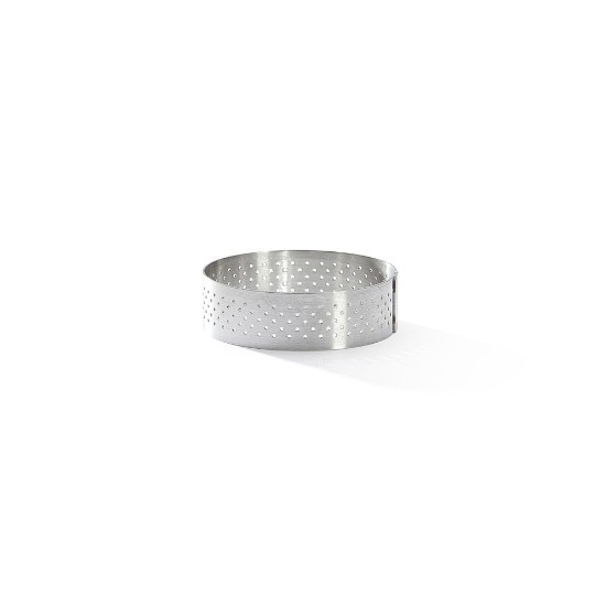 Molde perfurado para mini-tortas, aço inoxidável, 6,5 cm - de Buyer