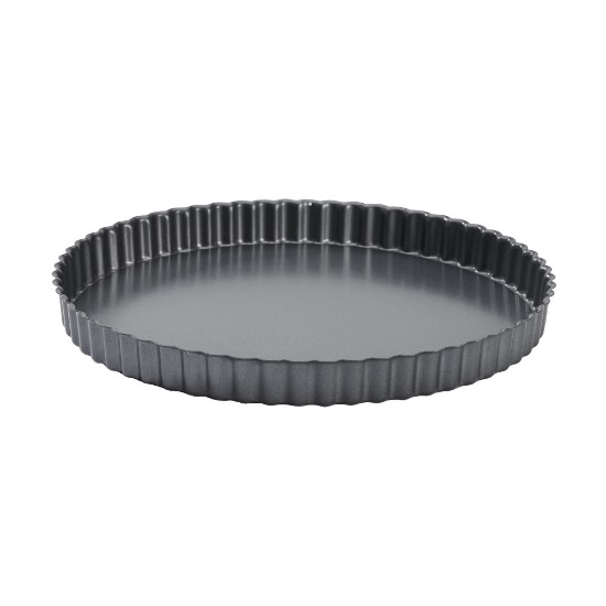 Moule à tarte à fond amovible, acier, 28 cm - de Buyer