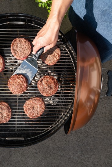 Špachtle "FKOfficium" na hamburgery, 12 cm - značka "de Buyer".