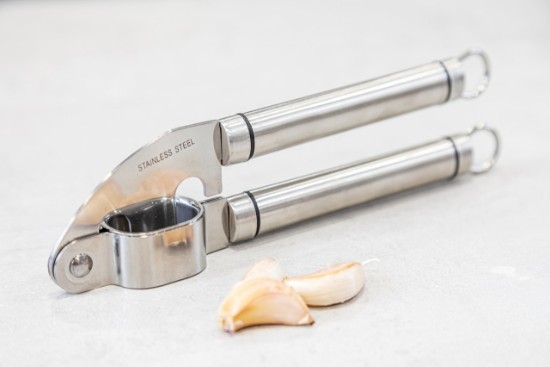 Garlic press, stainless steel - by Kitchen Craft