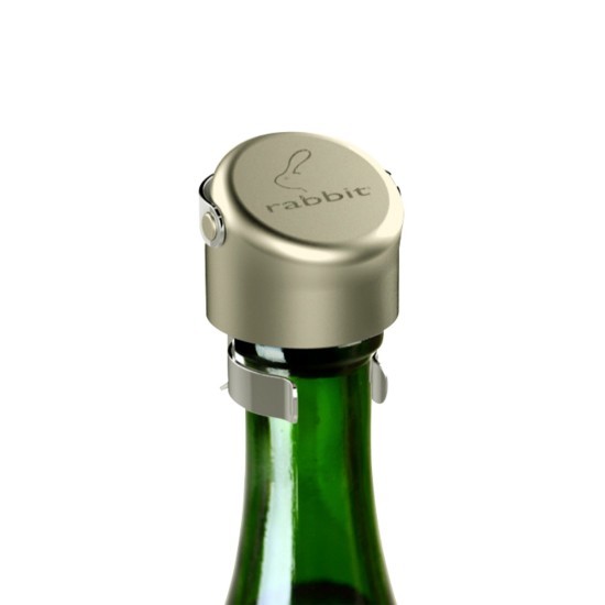 2-delat champagneset, modell "Rabbit", zink - från Kitchen Craft