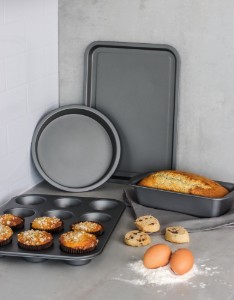 Set da forno 4 pezzi, acciaio al carbonio – Kitchen Craft