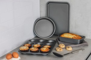 Set da forno 4 pezzi, acciaio al carbonio – Kitchen Craft