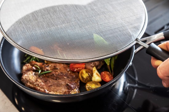 Aizsardzība pret šļakatām, 28 cm, nerūsējošais tērauds - no Kitchen Craft