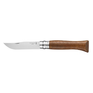 Pocket knife N°09, stainless steel, 9cm, "Tradition Luxe", Walnut - Opinel