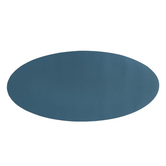 Oval bordløber, 33 × 70 cm, "Togo", Blå - Tiseco