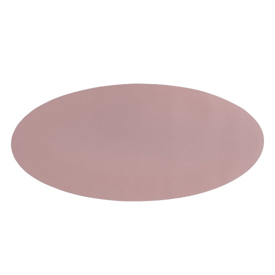 Oval bordløper, 33 × 70 cm, "Togo", Mauve - Tiseco