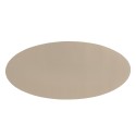 Runner da tavolo ovale, 33 × 70 cm, "Togo", Taupe - Tiseco