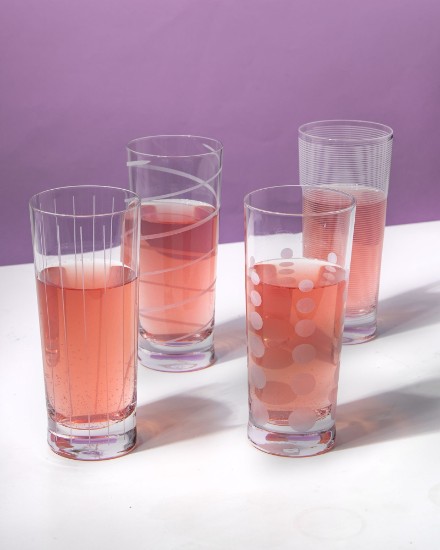 4-pcs water tumbler set, 550 ml, Cheers - Mikasa