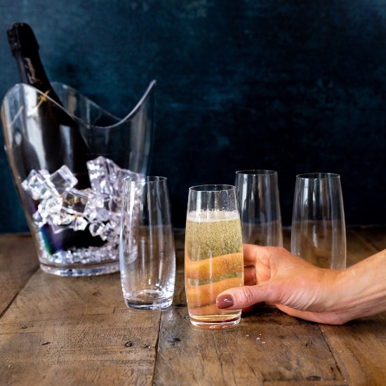 Σετ ποτηριού κρασιού 4 τμχ, από κρυσταλλικό γυαλί, 266 ml, Julie - Mikasa