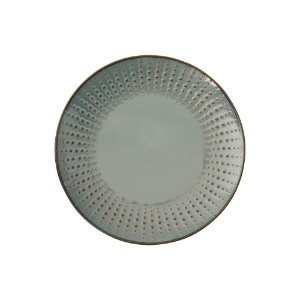 Dessert plate, porcelain, 21cm, "Drops Celadon" - Nuova R2S