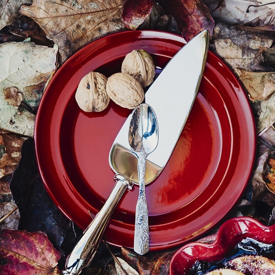 Dessert plate, ceramic, 21 cm, Burgundy - Emile Henry