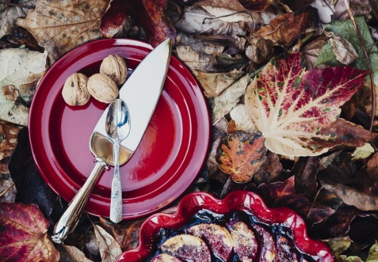 Dessert plate, ceramic, 21 cm, Burgundy - Emile Henry