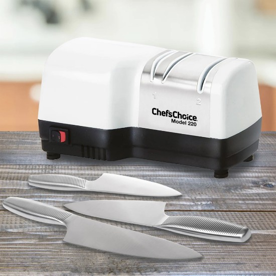 Ακονιστήρι μαχαιριών, Hybrid® Diamond Hone® Model 220 - Επωνυμία Chef's Choice