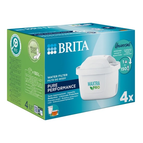 Zestaw 4 filtrów BRITA MAXTRA PRO Pure Performance