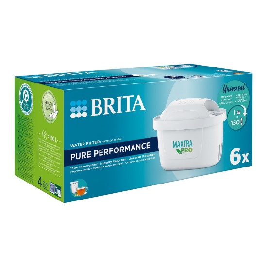 Set of 6 BRITA filters MAXTRA PRO Pure Performance