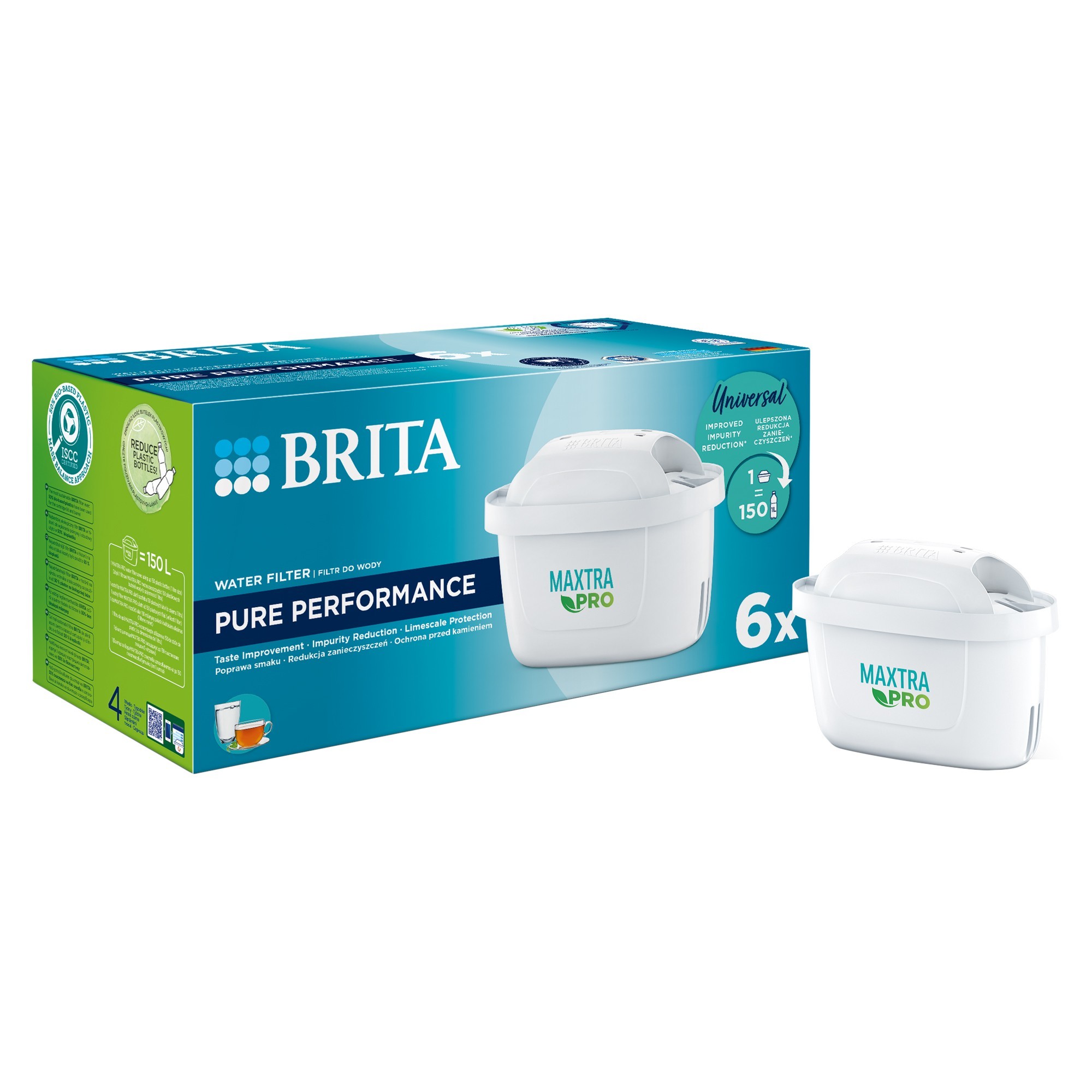 Brita Maxtra Pro Universal Filter Cartridge Pack 6's