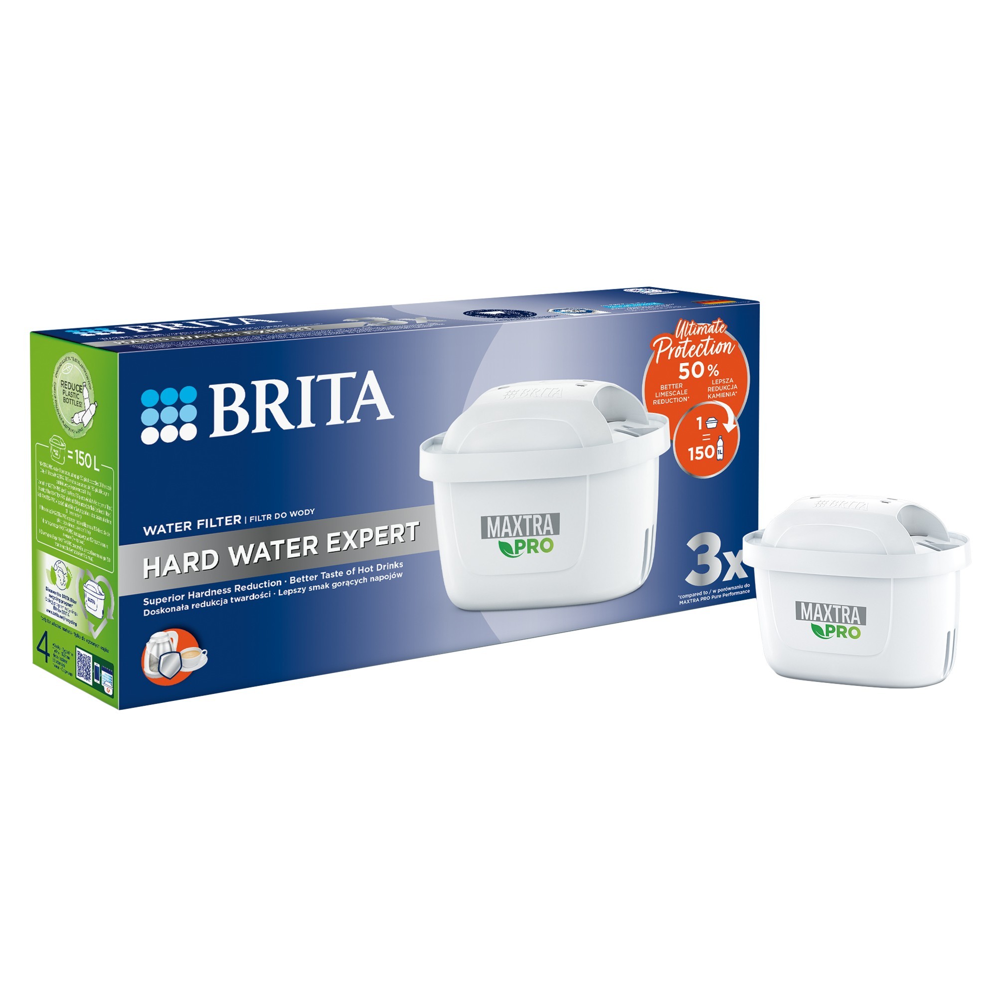 Set de 3 filtros BRITA MAXTRA PRO Hard Water Expert