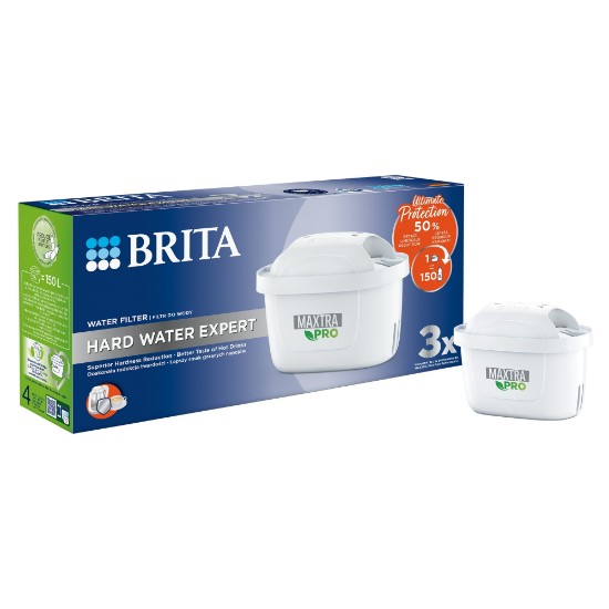 Conjunto de 3 filtros BRITA MAXTRA PRO Hard Water Expert