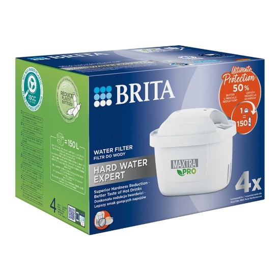 Ensemble de 4 filtres BRITA Maxtra PRO Hard Water Expert