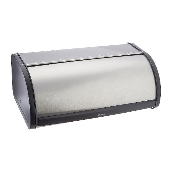 Bread box, 44.5 x 26.2 cm, stainless steel, fingerprint-proof, Matt Steel - Brabantia