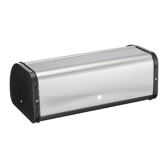 Bread box, 44.5 x 26.2 cm, stainless steel, fingerprint-proof, Matt Steel - Brabantia